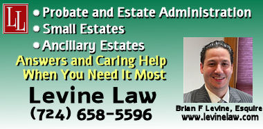 Law Levine, LLC - Estate Attorney in McKeesport PA for Probate Estate Administration including small estates and ancillary estates